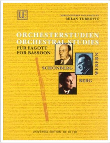 Schonberg A. / Berg A. / Webern A. - Orchestral Studies - Basson
