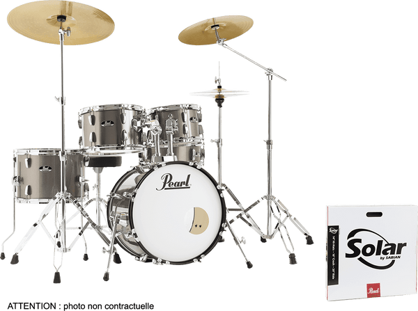 ROADSHOW JAZZ 18 + B-50 BRONZE METALLIC + SOLAR CYMBALS