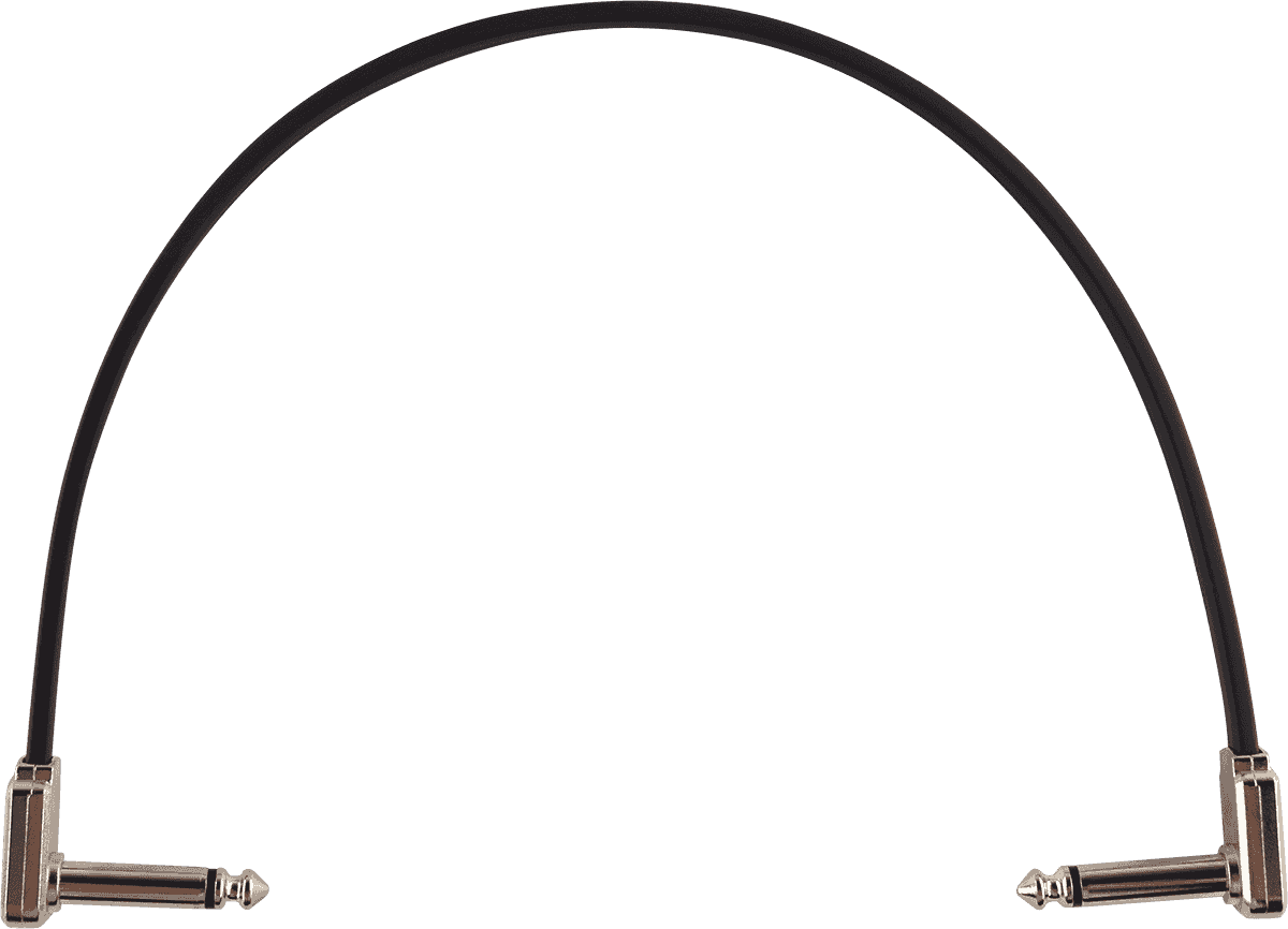 Instrumentkabel Patch - Abgewinkelt Dünn & Flach - 30 CM