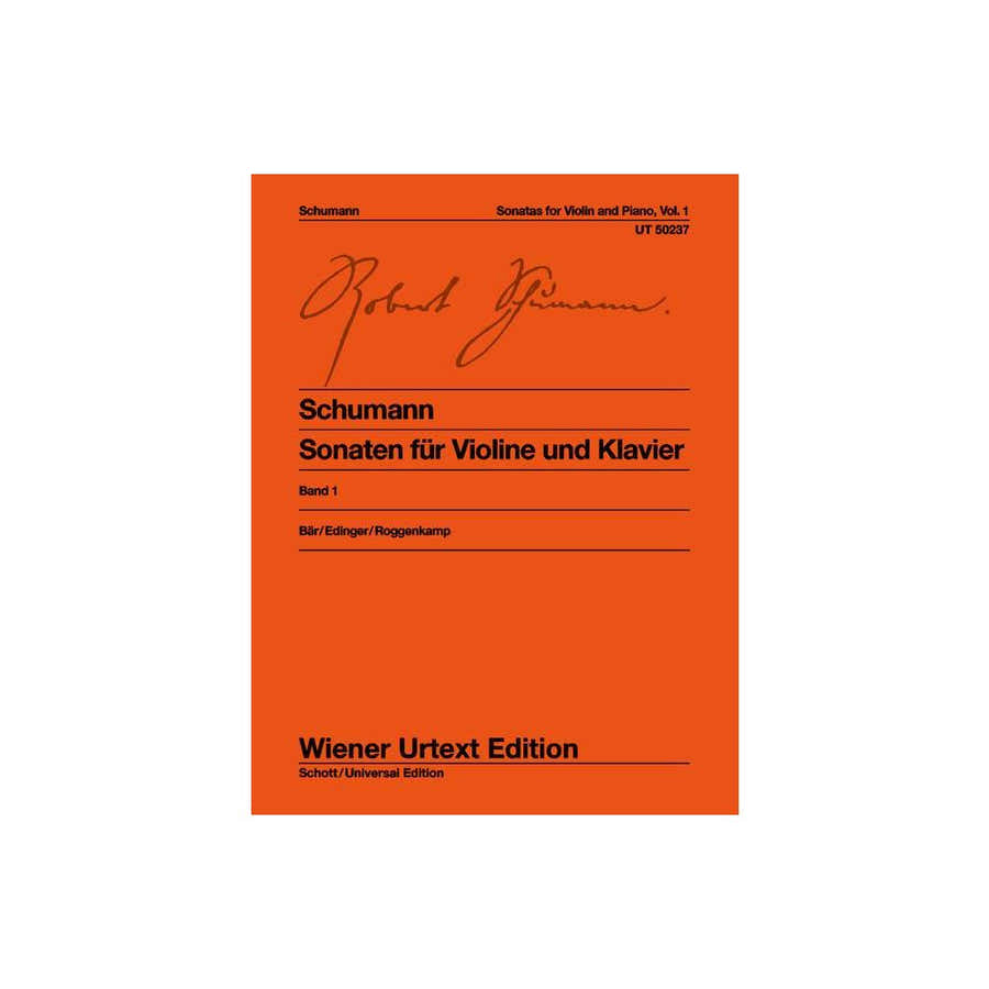 SCHUMANN ROBERT - SONATES POUR VIOLON & PIANO VOL.1