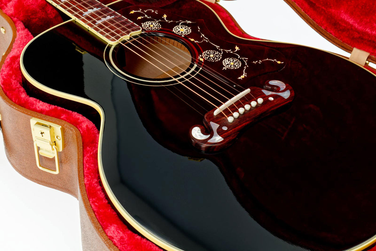 SJ-200 Signatur Elvis Ebenholz CS MC