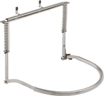 16410-000-01 VERNICKELT MUNDHARMONIKAHALTER
