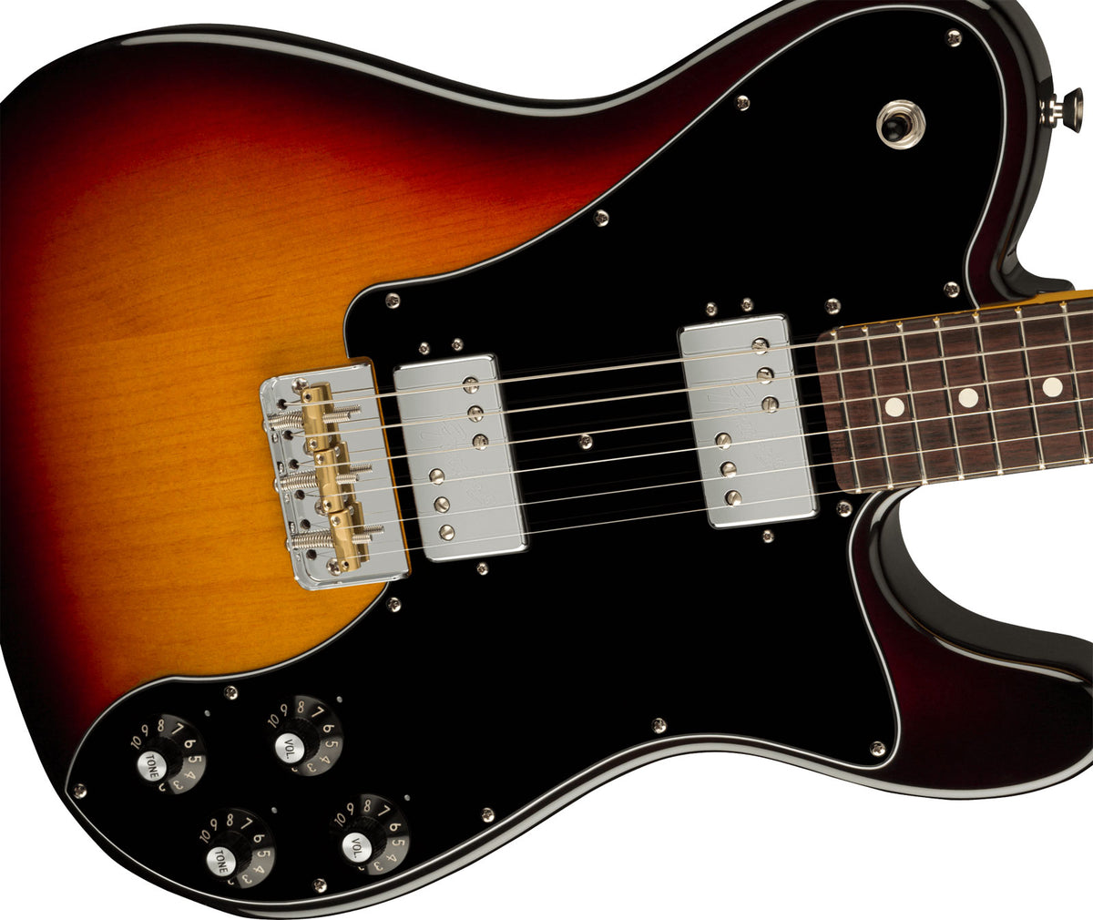 Telecaster Deluxe American Professional II Rw 3-farbiger Sunburst