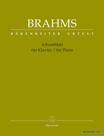 Brahms J. - Albumblatt für Klavier