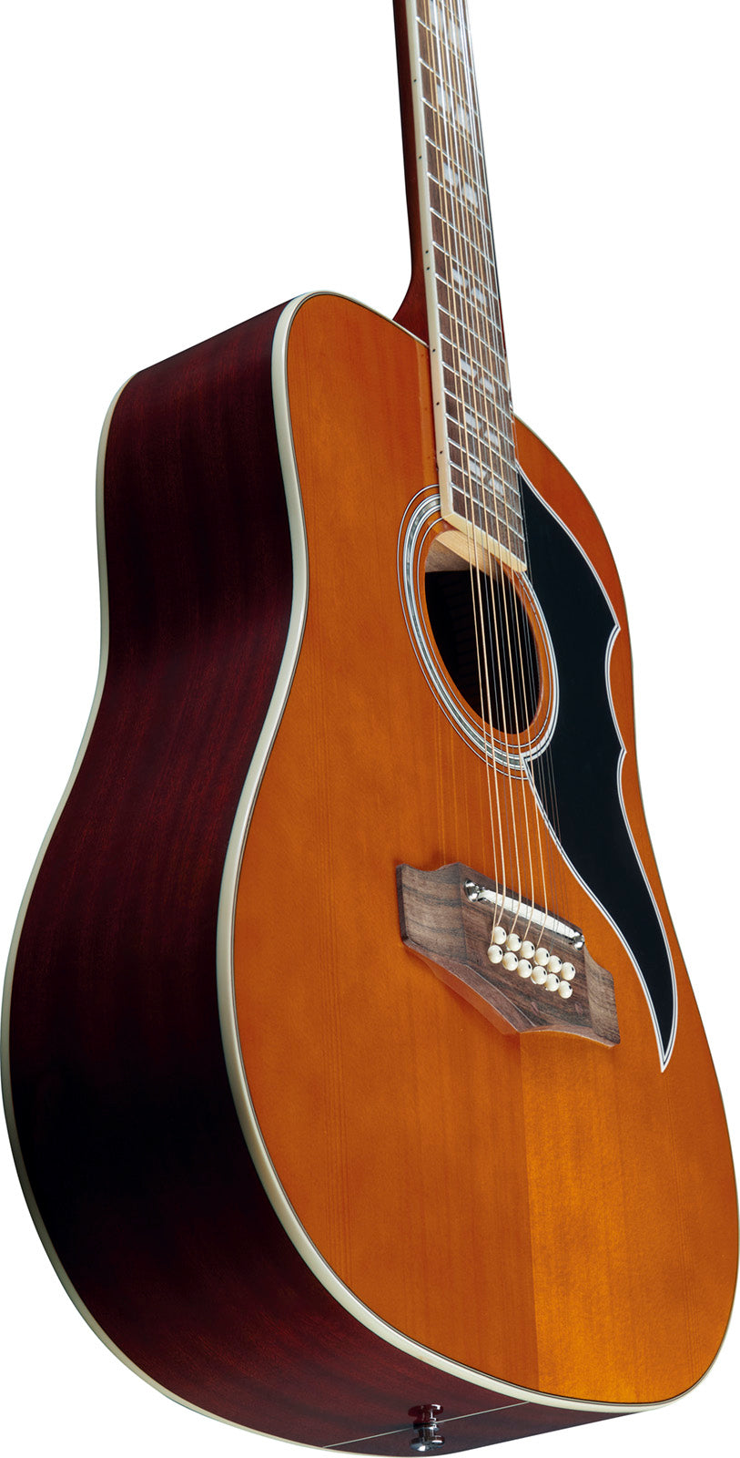 Ranger XII EQ Vintage-Neuauflage Dreadnought Natural Top gebeizt