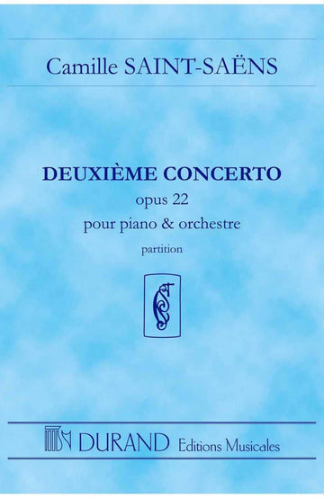 SAINT SAENS C. - CONCERTO N 2 OP 22 - CONDUCTEUR POCHE