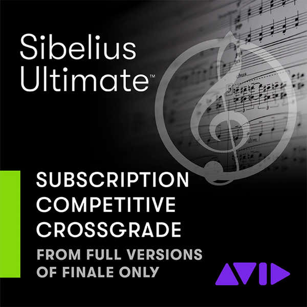 AVID Sibelius Ultimate Produktwechsel