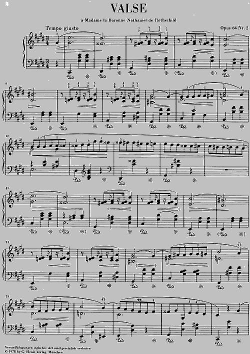 Chopin F. - Waltz C Sh Minor Op. 64,2