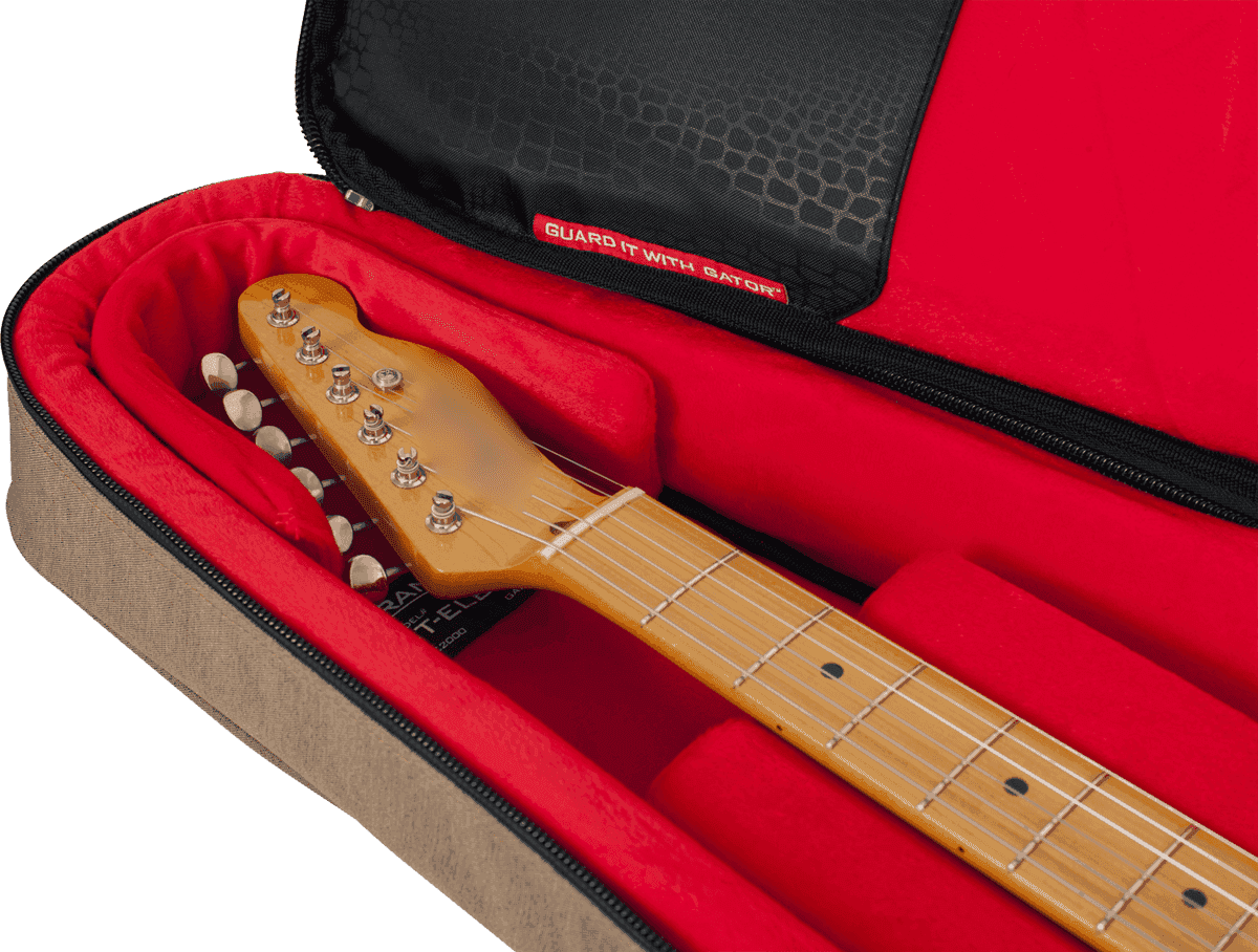E-Gitarren-Gigbag Braun - Transit