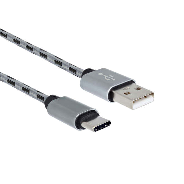 Yourban USBA-USBc 2M - USB-A-USB-C-Kabel 2 m BL