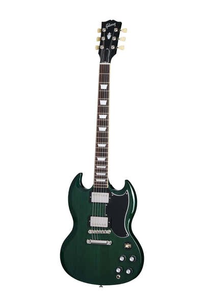 Gibson USA SG Standard '61 Stop Bar Translucent Teal Original