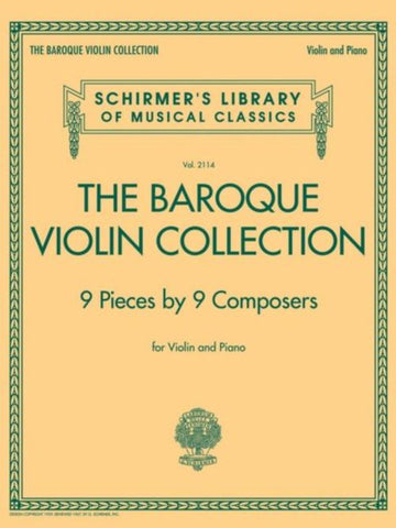 THE BAROQUE VIOLIN COLLECTION - VIOLON & PIANO