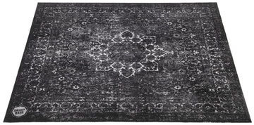RWP185-BLK - Pro X-Heavy 7kg Road Worn Black Persian Drumteppich - 1.85 x 1.60m