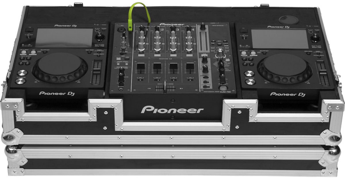 Flight Konsole 10/12'' XDJ700 und DJM750 W Silber